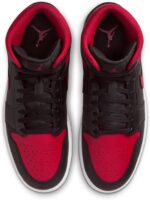 NIKE Air Jordan 1 Mid Men's Trainers Sneakers - Image 2