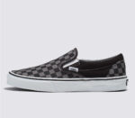 Vans Classic Slip-On Black Pewter Checkerboard Sneakers - Image 2
