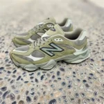 New Balance 9060 in a green/olive colorway - Image 3