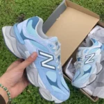 New Balance Men's Blue and White Trainers - Image 3