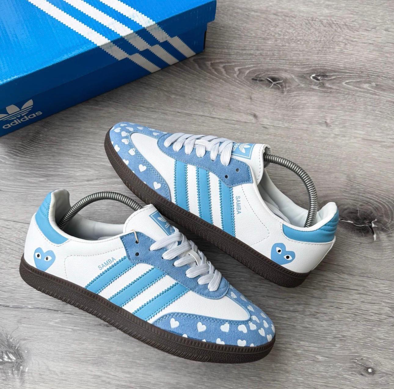 d2 Adidas Samba Heart-Themed Edition - Image 1