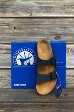 Blue suede birkenstock sandals - Image 2