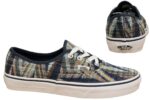 Vans Off The Wall Chevron Blue Multicolor Low Top Sneakers Flats