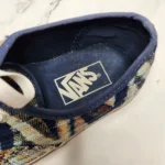 Vans Off The Wall Chevron Blue Multicolor Low Top Sneakers Flats - Image 3