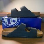 Navy blue birkenstock