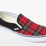 Vans Classic Slip-On Plaid Shoes