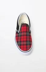 Vans Classic Slip-On Plaid Shoes - Image 3