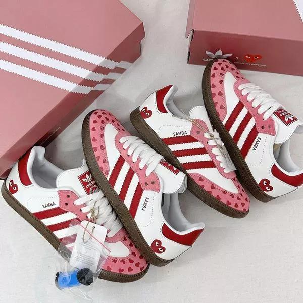 s1 sambarose adidas red and white platform - Image 1