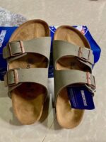 Birkenstock muted olive green (khaki) straps - Image 3