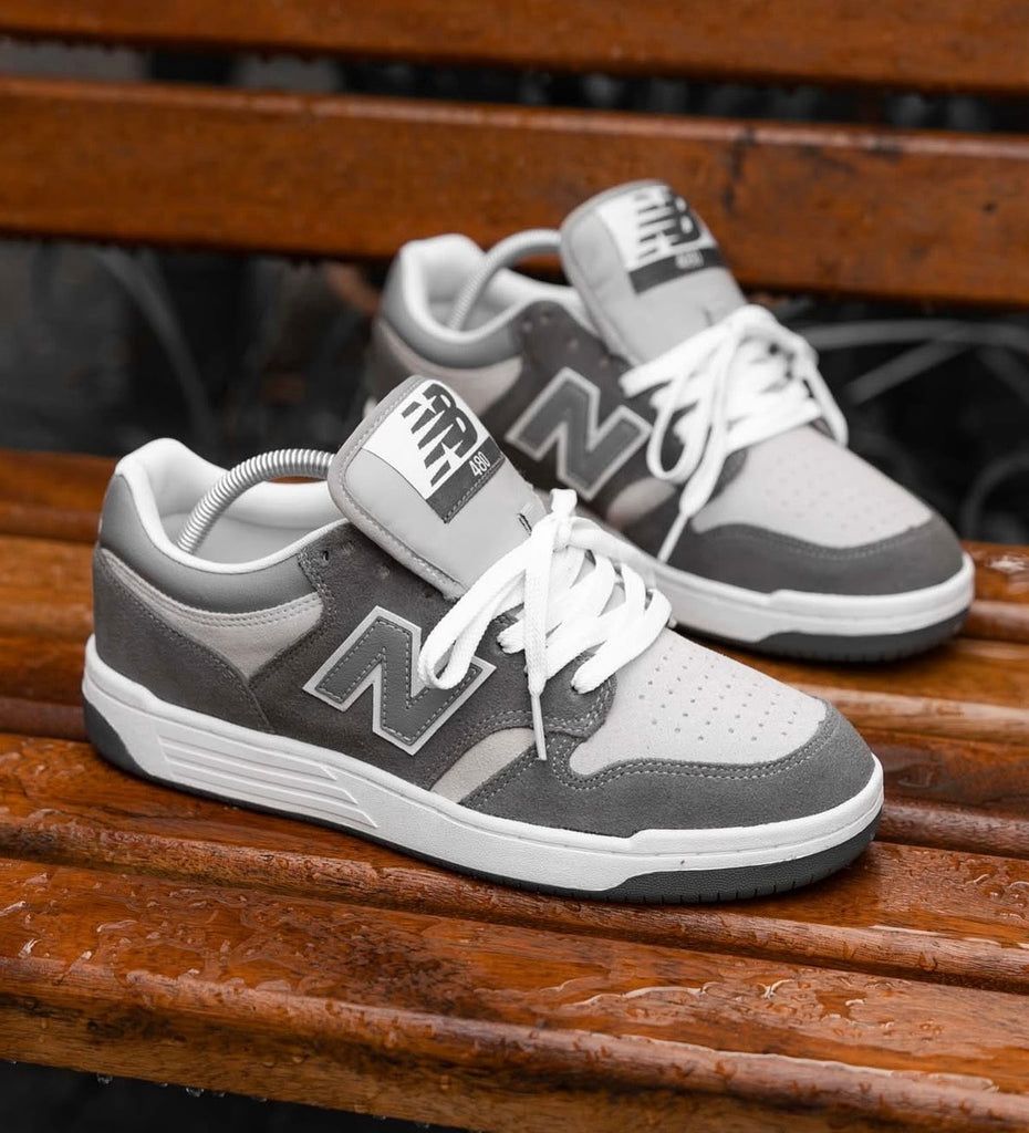 w2 NEW BALANCE 480 Mens Shoes - GRAY/WHITE - Image 1
