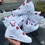 Air Jordan 4 Retro Red and White - Image 2