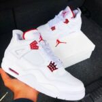 Air Jordan 4 Retro Red and White