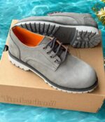 Timberland Gray Suede Sneakers - Image 2