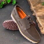 Timberland brown leather boat shoe