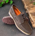 Timberland brown leather boat shoe