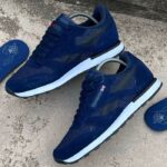 Reebok Classic Leather NM Trainers Navy/White - Image 2