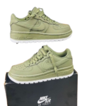 Nike Air Force 1 olive green colorway - Image 3
